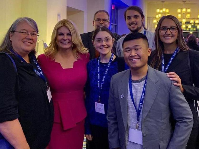 Students meet with president of Croatia during Washington, D.C. 事件